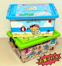サンリオキャラクターズ お菓子コンテナボックス 6個セット 日焼け