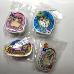 たまごっち シャカシャカアクリルクリップ ガチャ ４個セット