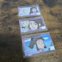 忍たま乱太郎 平滝夜叉丸 ステッカー 3枚セット