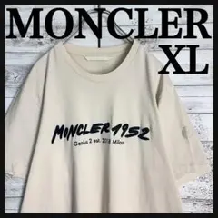 10815【美品・XLサイズ】モンクレール☆QR確認済み現行モデルtシャツ
