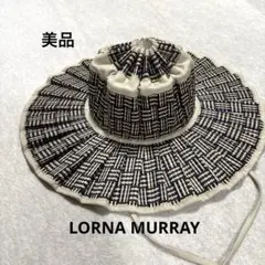 ローナマーレイ　medium palermo 麦わら帽子　lorna murry ローナマーレイ medium palermo 麦わら帽子 lorna murry - メルカリ