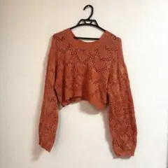 EMODA ハートクロシェニット