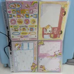 平成レトロ　メモ帳　コレクション　ハムちゃん　シール　ハムスター　わんこ