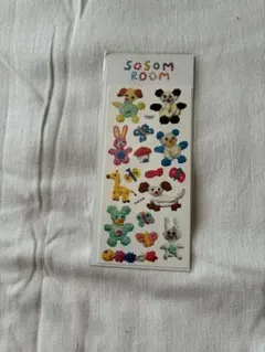 SOSOM ROOM シールセット 動物と人形