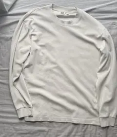 ユニクロ　エアリズムコットンクルーネックTシャツ　ベージュ