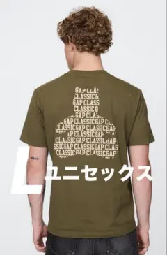 新品◇GAP◇ギャップ◇L◇ユニセックス◇ブラナンベア◇ロゴ◇Tシャツ◇カーキのサムネイル