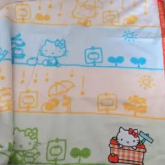 昭和レトロサンリオキティハギレタオル生地 - メルカリ
