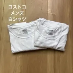 コストコ　KIRKLAND ホワイトTシャツ S 2枚組　半袖　シャツ