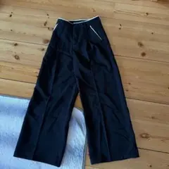 Edit Sheen 黒 ワイドパンツ Mサイズ 新品未使用タグ付き