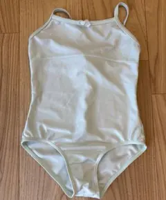 【訳あり】マジック跡あり　チャコット 薄緑色 レオタード 130