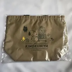 新品未開封　PEANUTS 紀ノ国屋コラボ　ランチバッグのサムネイル