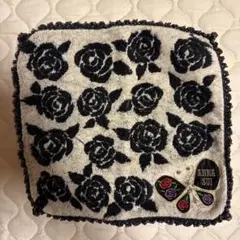 ANNA SUI バラ模様 タオルハンカチ