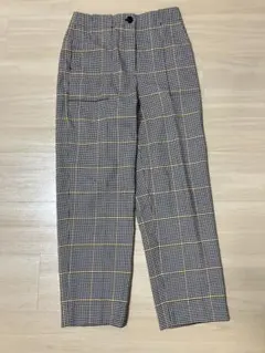 チェック柄 ズボン