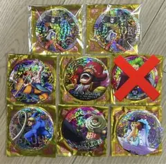 【まとめ売り】ワンピース 輩 缶バッジ 21弾 SHINE 8点セット