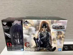 進撃の巨人 一番くじ フィギュア リヴァイ 巨人ヘッドマグネット