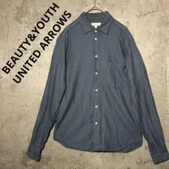ビューティーアンドユース　ユナイテッドアローズ　　メンズ　ネルシャツ　長袖シャツ