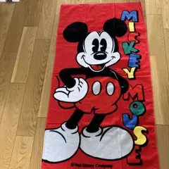 値下げ ミッキーマウス バスタオル ディズニー タオルケット 新品未使用