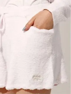 【ジェラピケ】ショートパンツ ピンクホワイト　ポケット付き