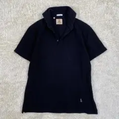 美品✨GUYROVERギローバー鹿の子 ポロシャツ カッタウェイ XS ネイビー 