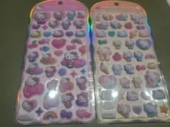 サンリオ コットンパフィー 　2枚セット　キティ