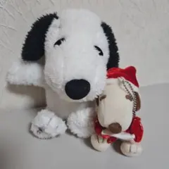 スヌーピーぬいぐるみ、2個セット