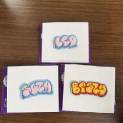 BE:FIRST モコモコ刺繍ステッカー LEO SOTA BESTY