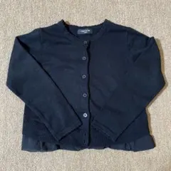 COMME CA ISM 黒 カーディガン 120