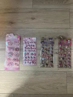 サンリオ　マイメロ　水シール/ボンボンドロップ風シール他　４シート