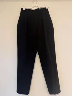 サイズ34 enfold センタープレス　ブラック　パンツ