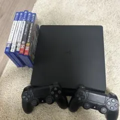 PlayStation 4 本体 + コントローラー2個 + ゲーム5本