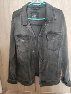 ZARA 2点セット　ダークグレー デニムジャケット M