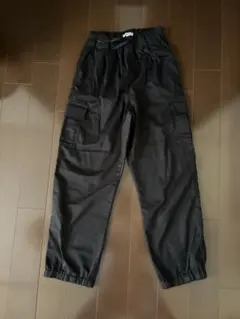 グローバルワーク　ブラック カーゴパンツ ロングパンツ