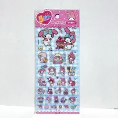 韓国限定 ぷっくりシール マイメロ 5サイズステッカー 立体シール