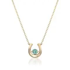 STAR JEWELRY ホースシューエメラルドネックレス K10YGのサムネイル