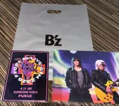 B'z FYOP+ 福井初日 メモリアルプレート/リストバンド/銀テープファイル B'z FYOP+ 福井初日 メモリアルプレート/リストバンド/銀テープ