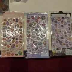 シール　ぷくぷく　ボンボン　ドロップシール 3D シール帳　小学生　女の子