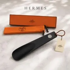 新品 エルメス シューズポリッシャー 靴磨き グローブ シープスキン 箱