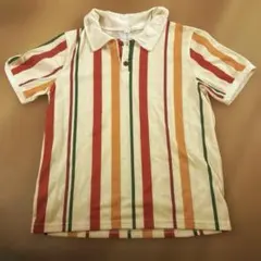 ストライプ ポロシャツ120cm