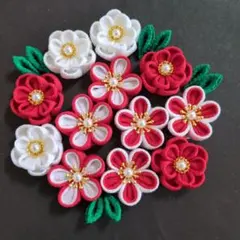 つまみ細工　花パーツ　2244