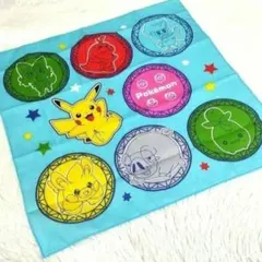 Ｒ②ポケットモンスター　ランチナフキンクロス弁当給食遠足入園入学新学期通園通学Ｅ