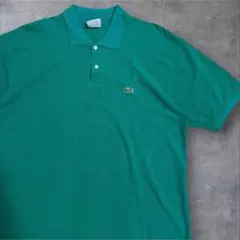 80s 90s フランス製 LACOSTE フレラコ ポロシャツ 7 グリーンのサムネイル
