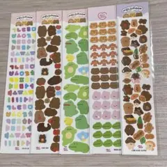 韓国作家　ステッカー　シール　5枚セット
