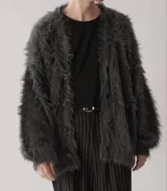 Lui's シャギー カーディガン メンズ ルイス