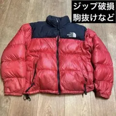 訳あり　THE NORTH FACE ダウンジャケット 赤・黒
