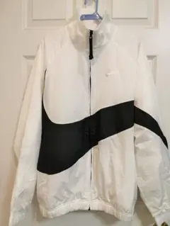 38新品 NIKE ウーブンジャケット ビッグスウッシュ ナイロントップス L
