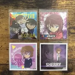 名探偵コナン 灰原哀 シール 4枚セット