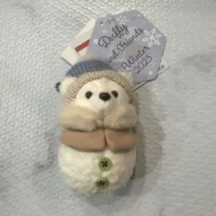 ダッフィー ぬいぐるみ マスコット 雪だるま