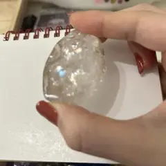 虹入り水晶 ✴︎アイリスクォーツ 天然石 レインボー水晶 置物