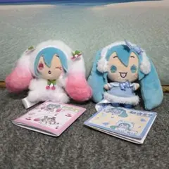 初音ミク×シナモロール マスコット WINTER Ver. 桜Ver. 2体