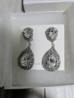 STELLA BRIDAL キュービックジルコニア　イヤリング　ドロップ